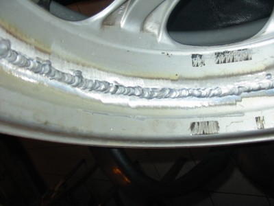 jantes porsche 7&quot; retrecie en 6&quot;