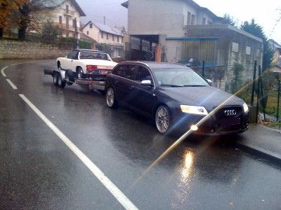 On nous a bien regardé sur la route :D